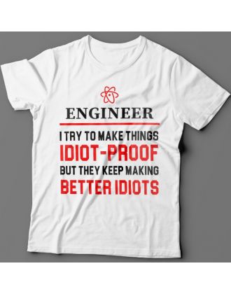 Прикольные футболки с надписью "Engineer..." ("Инженер...")